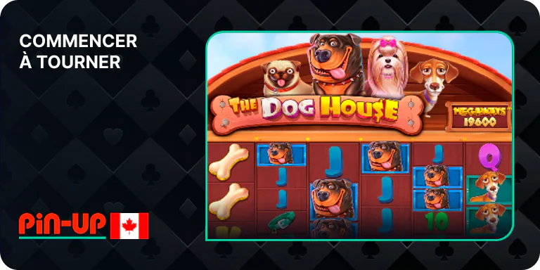 Démarrez la machine à sous, définissez la mise et faites tourner la roue - Pin Up Mobile Casino