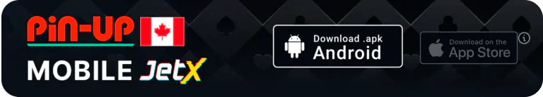 Les joueurs canadiens peuvent utiliser l'application mobile Pin Up pour Android et iOS pour jouer au jeu JetX Crash