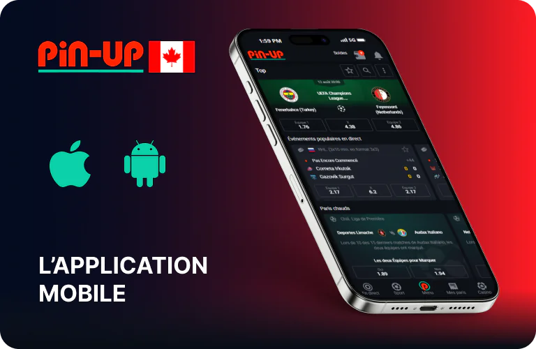 Application mobile de paris - Pin Up