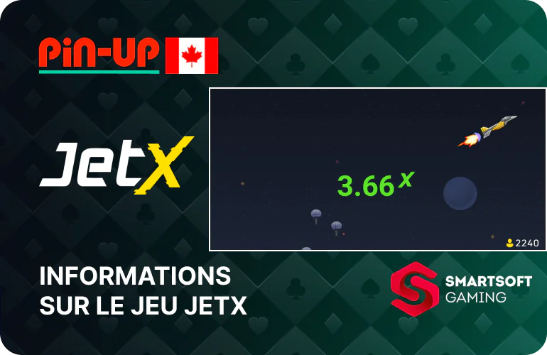 Informations générales sur le jeu de casino Pin Up JetX