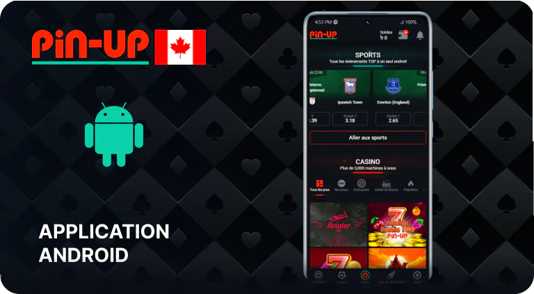 Application Android Pin Up