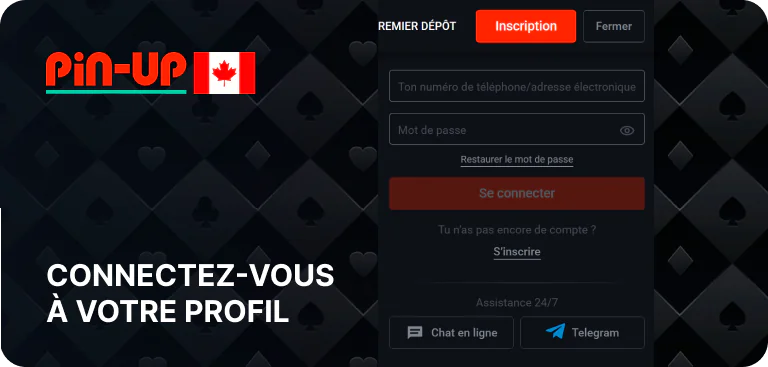 Comment se connecter à Pin Up ? Instructions étape par étape