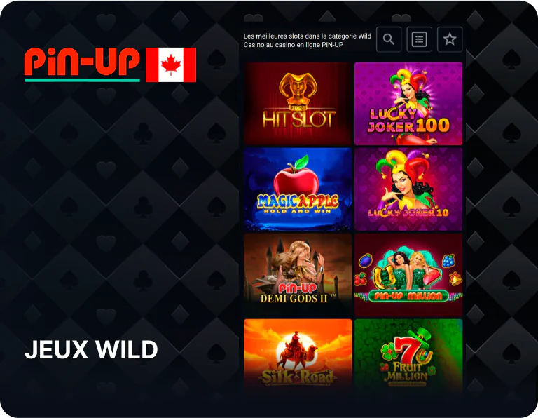 Dans Pin up Casino Wild Games, les joueurs rencontrent des symboles sauvages et collectent des combinaisons